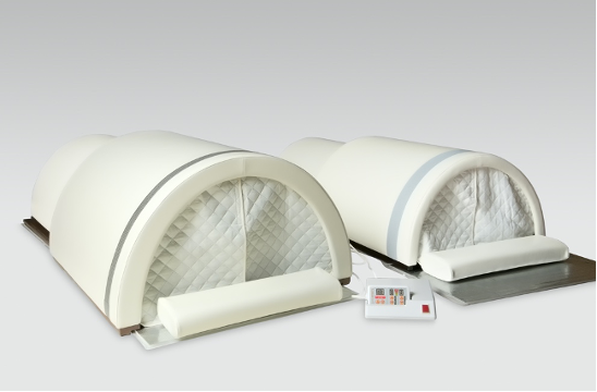 Regular and large Fujika Smarty Sauna far infrared dome systems